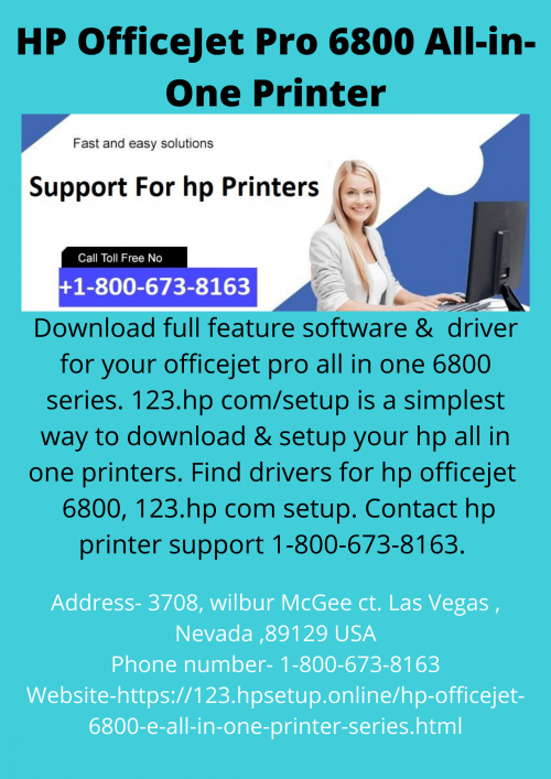 123.hp.comofficejet pro 6800 all in one printer