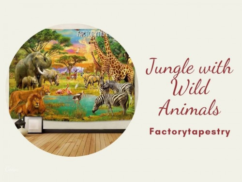 Jungle with Wild Animals