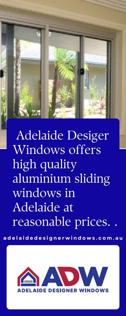 Commercial aluminium windows adelaide - Adelaide Designer Windows & Doors